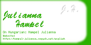 julianna hampel business card